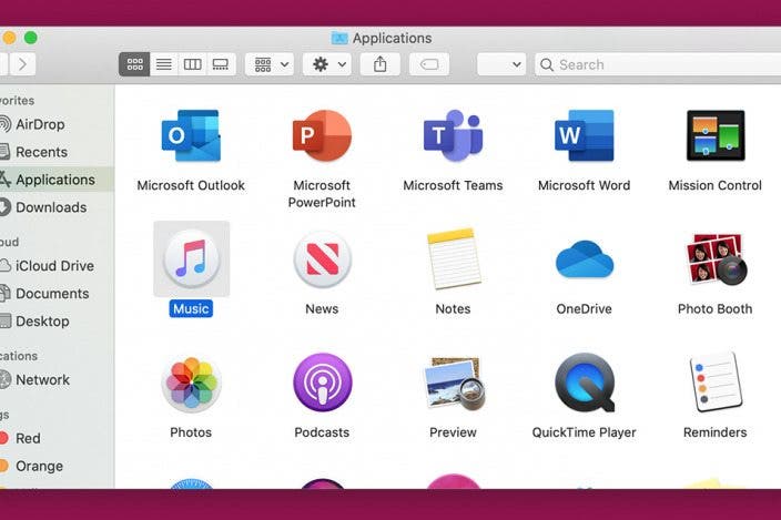 How to Open Apple Music on a Mac with Finder
