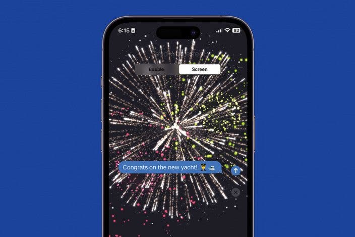 How to Send Fireworks on iPhone