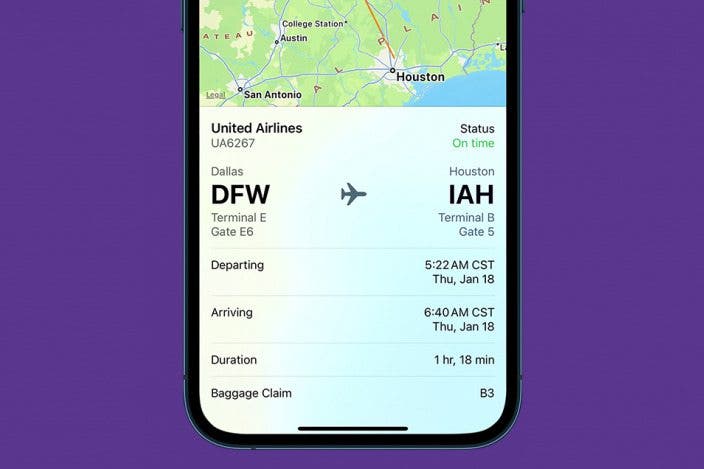 Easily Look Up Flight Info from a Text Message