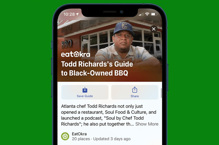 How to Use the Apple Maps App to Find Black-Owned Restaurants