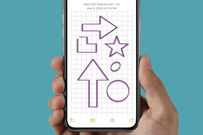 Neat & Tidy Notes: How to Draw with Lines & Grids in the Notes App