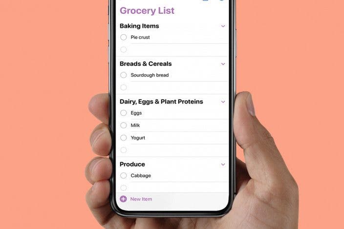 How to Automatically Sort Grocery Lists in Reminders