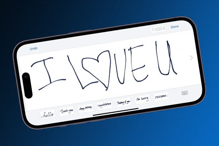 How to Do a Handwritten Message on iPhone