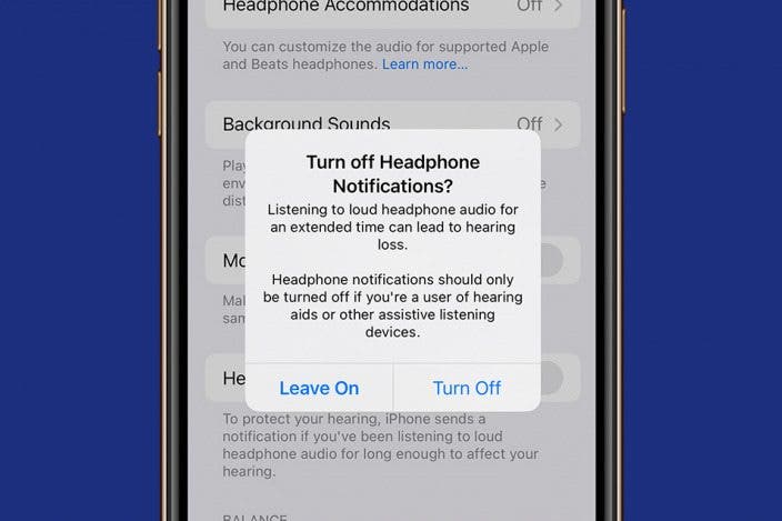 How to Turn Off Headphone Safety Notifications on iPhone