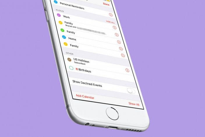 How to Hide Birthdays in the Calendar App on iPhone