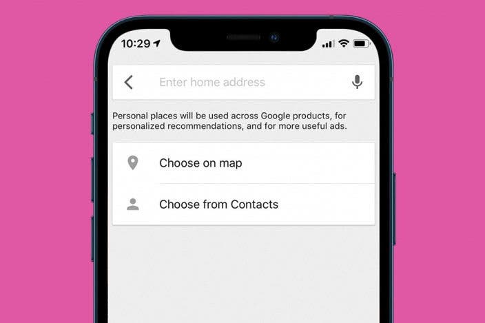 How to Change Work & Home Addresses in Maps on an iPhone