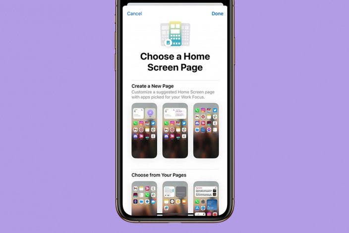 How to Set a Different iPhone Home Screen Layout at Work