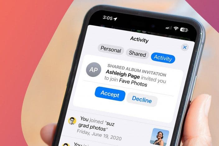 How to Accept a Shared Album Invite on Your iPhone