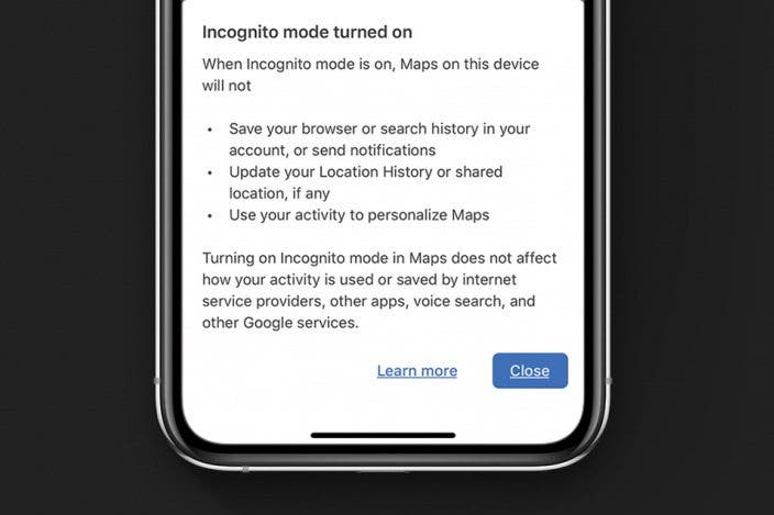 How to Hide Your Location History in Google Maps Using Incognito Mode