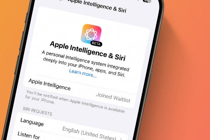 How to Get on the Apple Intelligence Waitlist