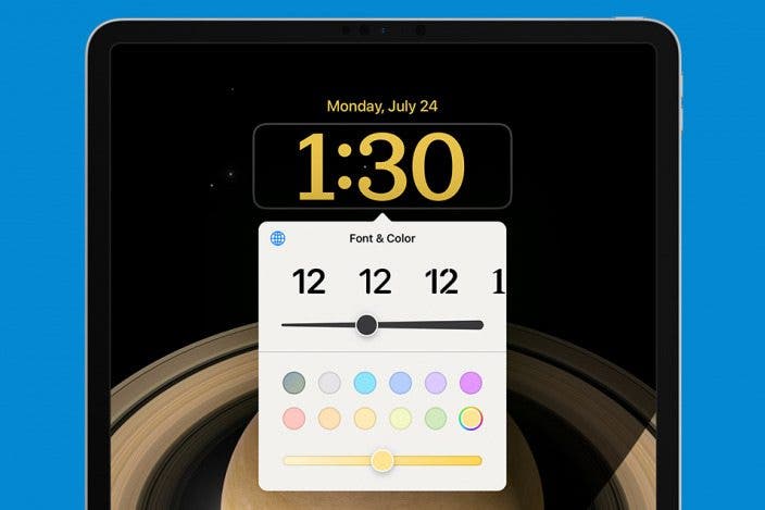 How to Customize Lock Screen on iPad