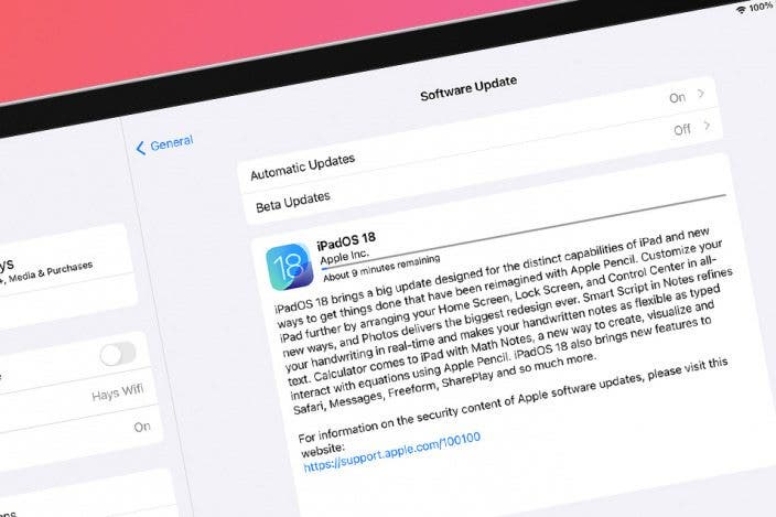 How to Update Your iPad to iPadOS 18