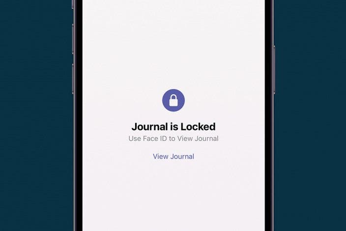 How to Lock the Journal App on iPhone