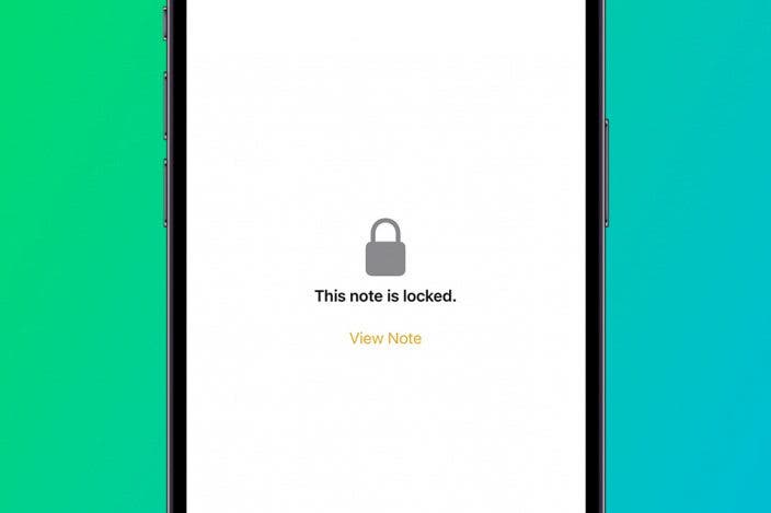 How to Lock Notes on iPhone: Password or Face ID