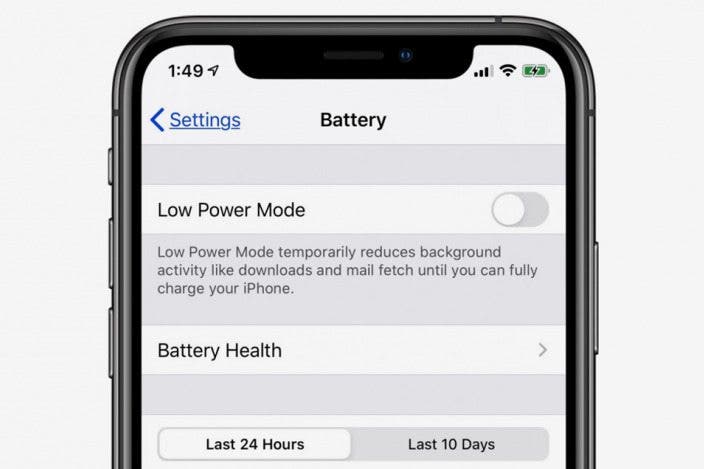 iPhone Battery Yellow? How to Turn Low Power Mode Off & On