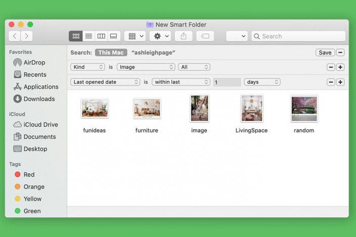 How to Create a Smart Folder on a Mac