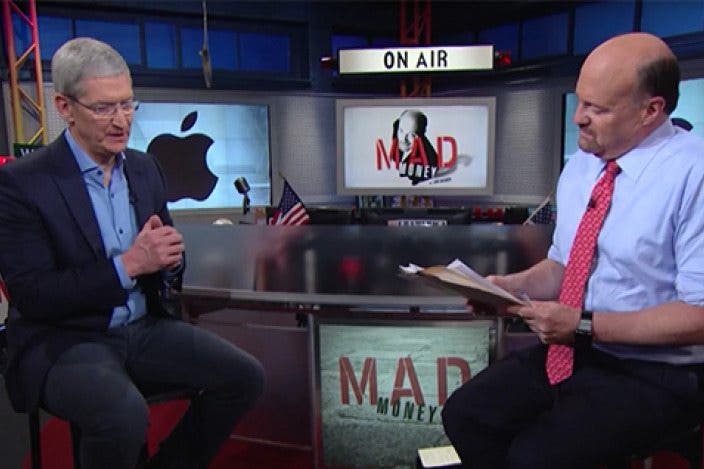 Tim Cook on Mad Money: “We’re Going to Give You Things That You Can’t Live Without”