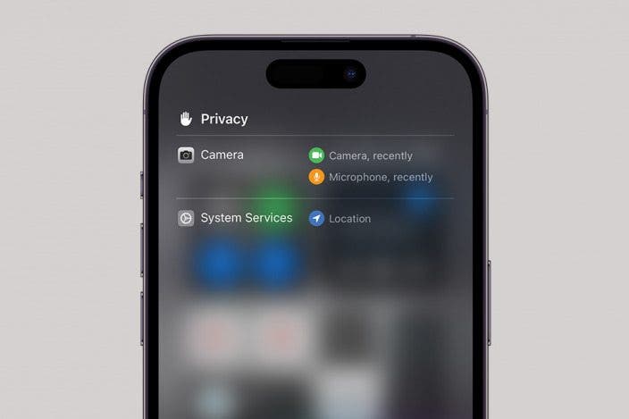 Find Out Which App Is Using Your iPhone Microphone or Camera