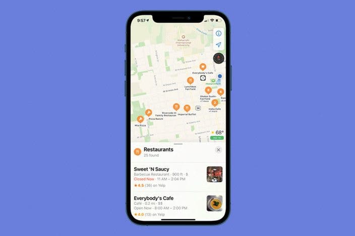 How to Get Apple Maps Nearby Suggestions