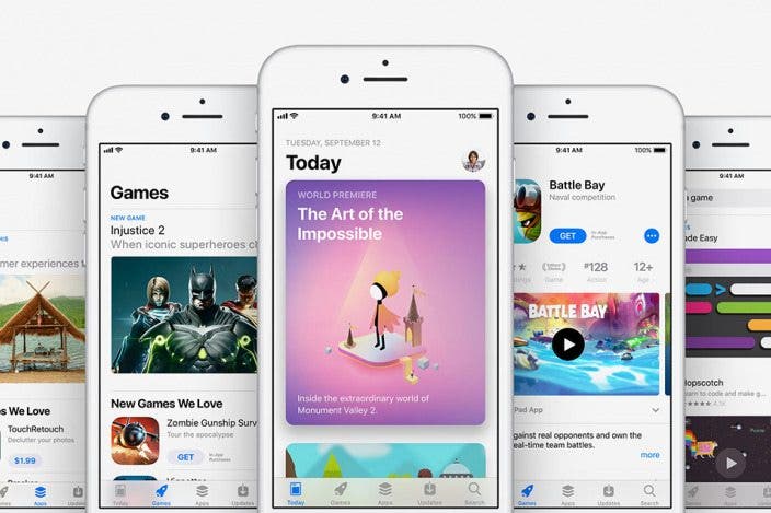 A Quick Tour of the New App Store with iOS 11 on iPhone