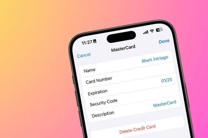 How to Update Saved Credit Cards on iPhone