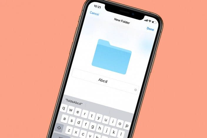 How to Create a New Folder in the iPhone Files App