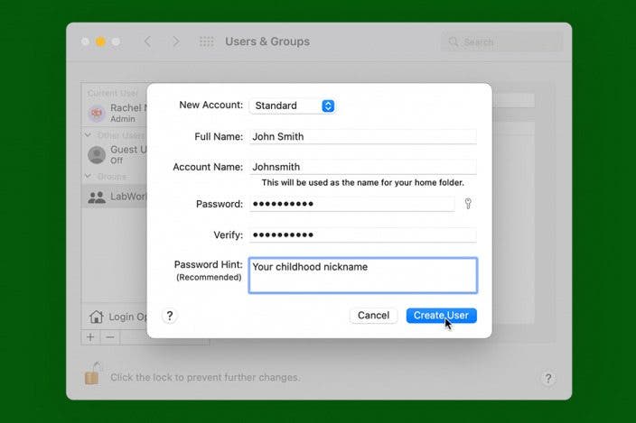 How to Add & Delete a User on Mac