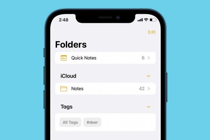 How to Organize Notes on iPhone with Tags