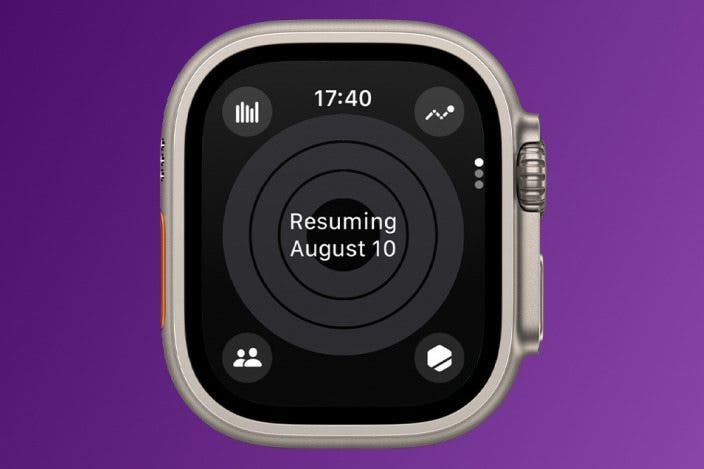 How to Pause Your Activity Rings Streak on Apple Watch