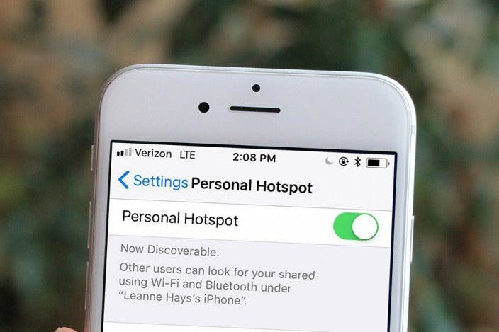 How to Connect to a Personal Wi-Fi Hotspot Using Bluetooth 