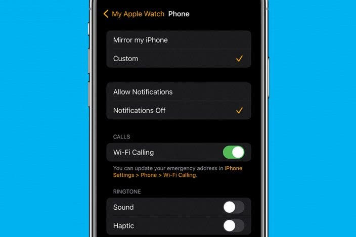 How to Turn Off Apple Watch Phone Call Notifications