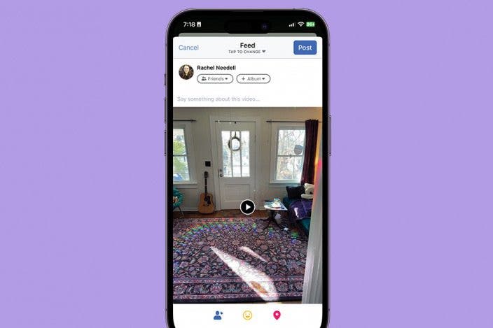 How to Post a Live Photo on Facebook from iPhone