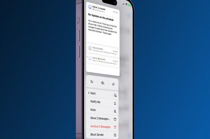 How to Quickly Preview an Email on iPhone