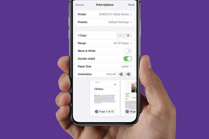 How to Use AirPrint to Print from Your iPhone or iPad