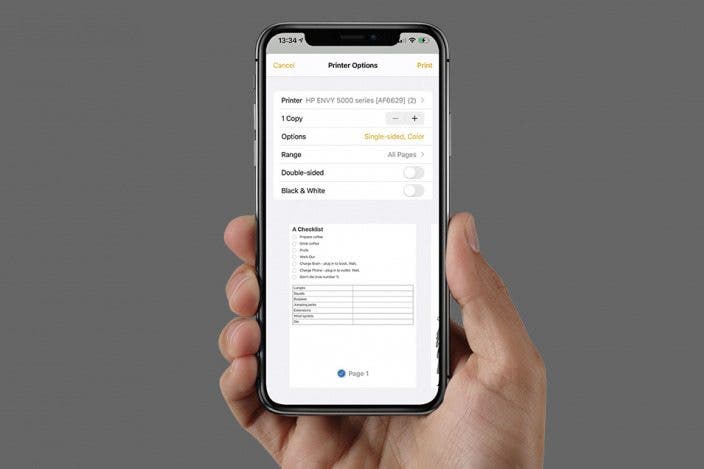 How to Print Notes on iPhone