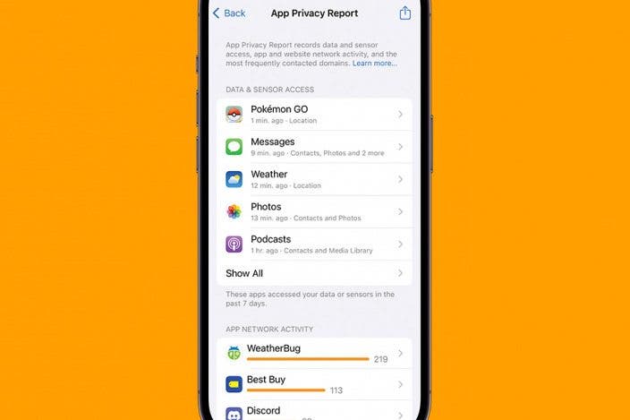 See How Apps Use iPhone Privacy Permissions