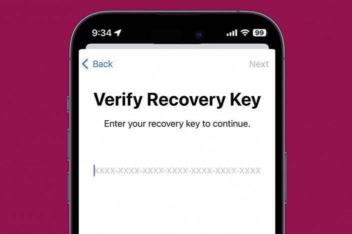 Keep Your Apple ID Secure with a Recovery Key