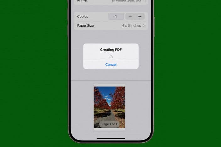 How to Save a Photo as a PDF on Your iPhone for Free