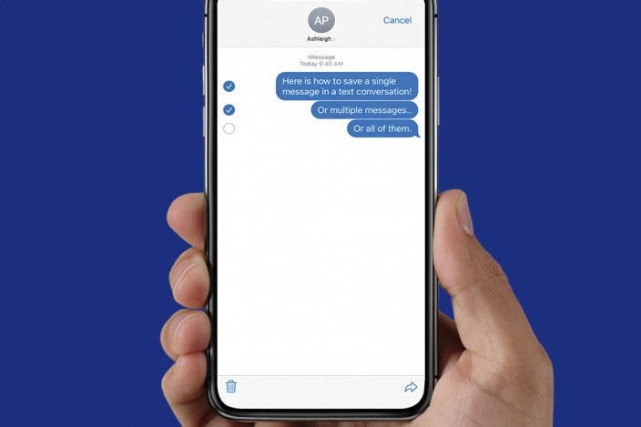 How To Save a Text Conversation on iPhone or Mac