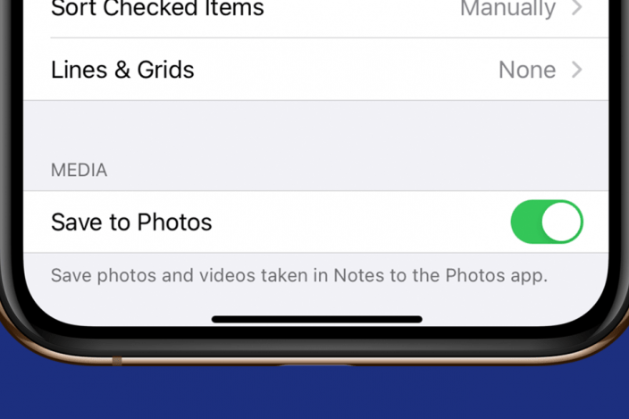 How to Automatically Save Pictures Taken in the iPhone Notes App to Your Camera Roll