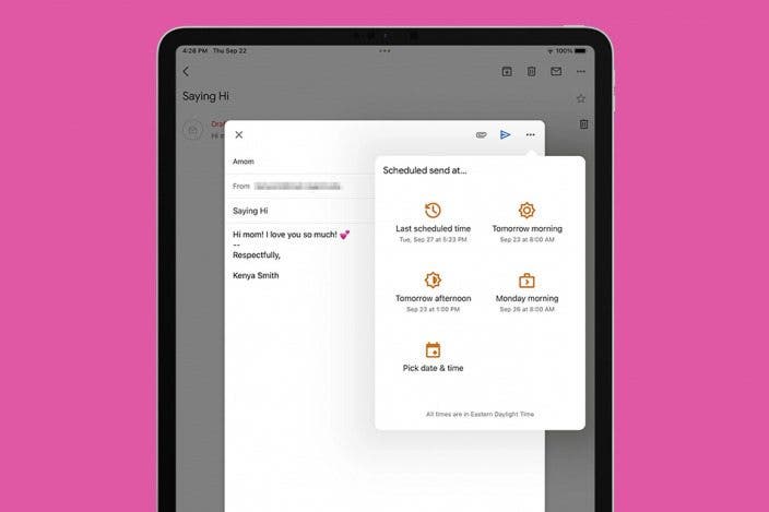 How to Schedule an Email in Gmail on iPhone & iPad