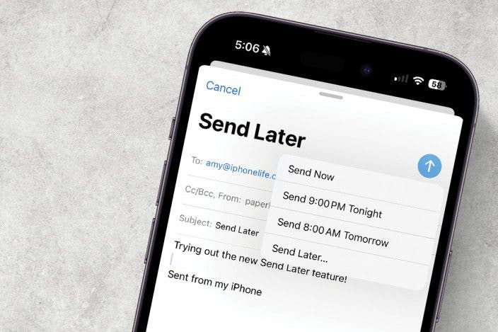 How to Schedule an Email on an iPhone