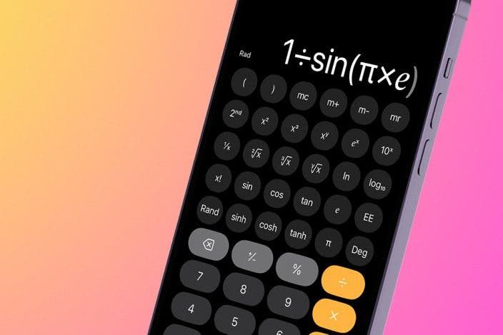 How to Use Your iPhone Calculator as a Scientific Calculator