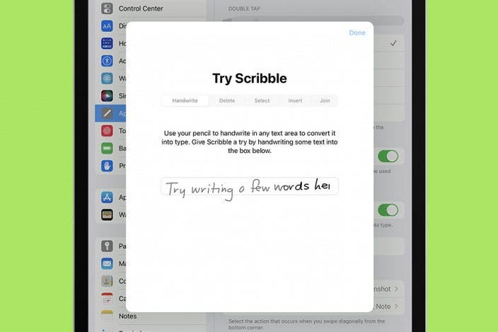 How to Use Scribble on iPad