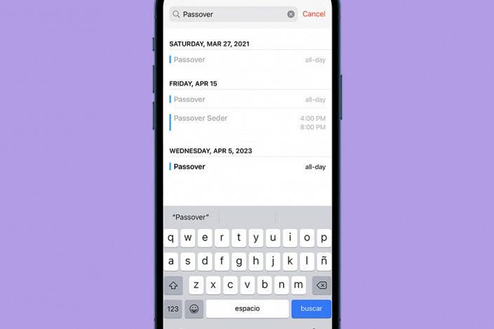 How to Search Events in the Calendar App on iPhone & iPad