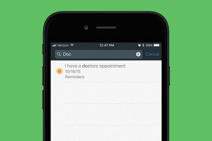 How to Search for a Particular Reminder on Your iPhone