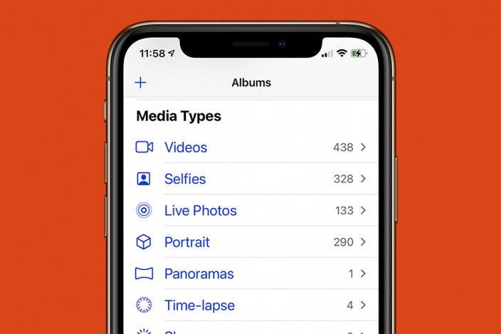 How to Find Selfies, Screenshots & More on iPhone