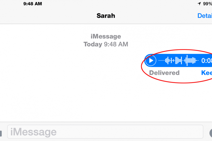 Tip of the Day: Send Audio Messages in iOS 8