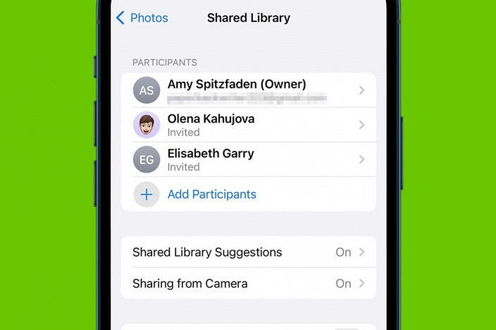 How to Add People to an iCloud Shared Photo Library