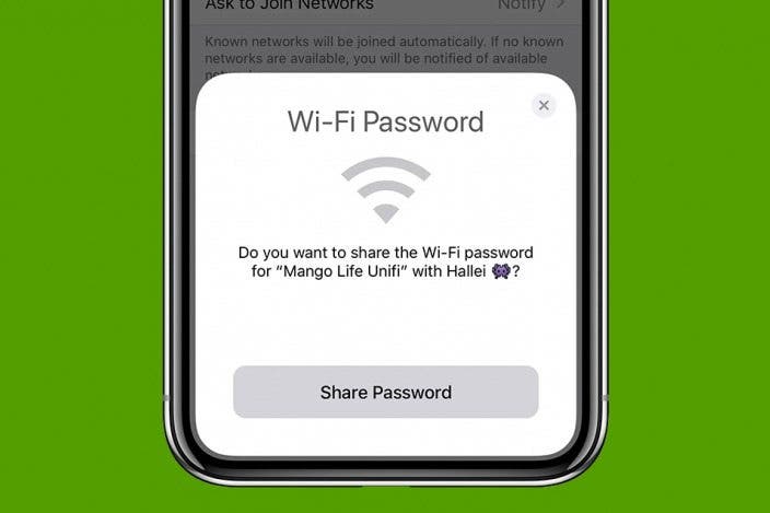 How to Share Wi-Fi Password with a Single Tap